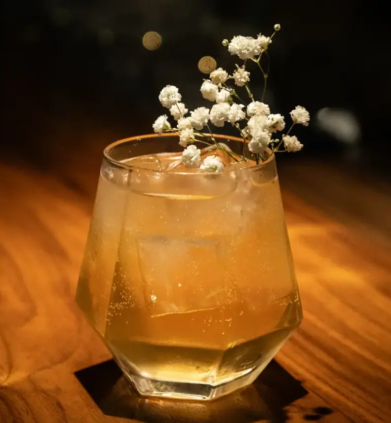 Flower Drink close shot